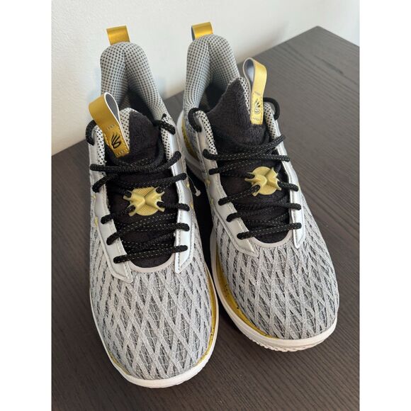 Under Armour Curry X Father to Son Young Wolf Grey GOLD 11.5 Men’s Shoes Sneaker - Picture 10 of 12